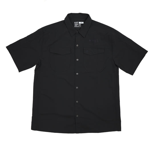 5.11 Mens Freedom Flex Short Sleeve Polo - Black